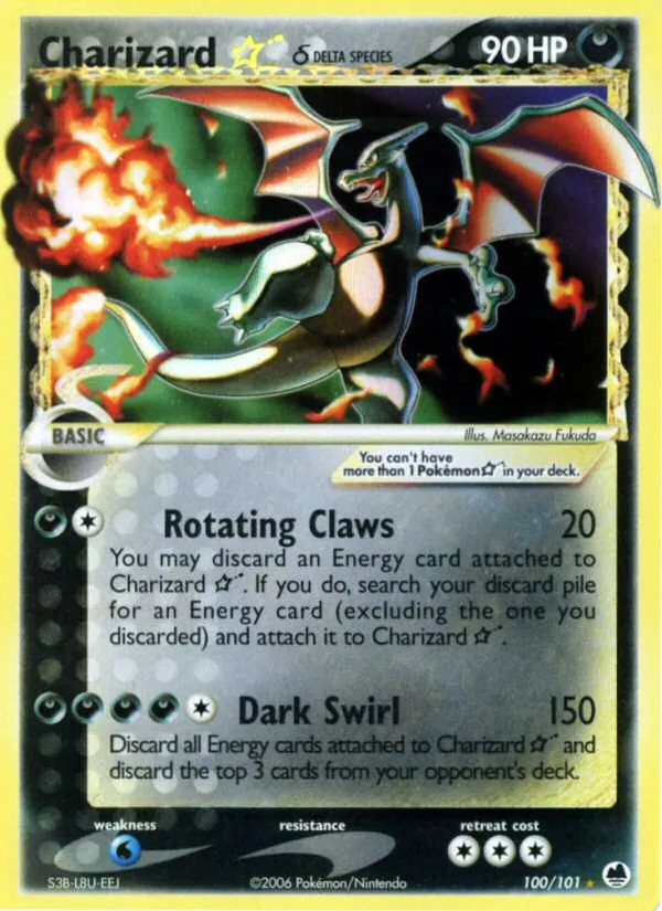 Charizard Delta Species Gold Star